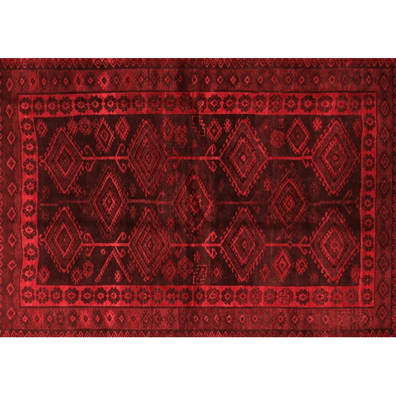Ahgly Company Indoor Rectangle Persian Red Traditional Area Rugs, 5' x 8'