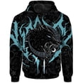 thumbnail image 2 of Ropa informal de otoño para hombre, sudadera con capucha con estampado 3D de lobo, ropa Y2k, jersey con estampado animal, sudadera holgada gótica con capucha, sudaderas, 2 of 5
