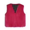 thumbnail image 2 of ZUKMRJPC Women's Faux Fur Vest Coats Sleeveless V Neck Open Front Cardigan Solid Color Winter Fluffy Fur Warm Thickened Outwear, 2 of 6
