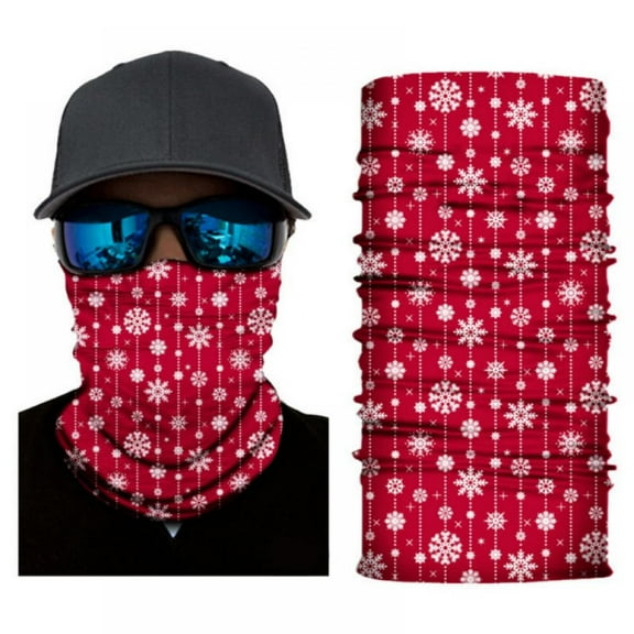 Christmas Neck Gaiter Mask for Men Women, Seamless Bandana Cover Mask, Magic Face Scarf, Balaclava,Headband, Head Wrap-Motorcycle Cycling Festival Outdoors
