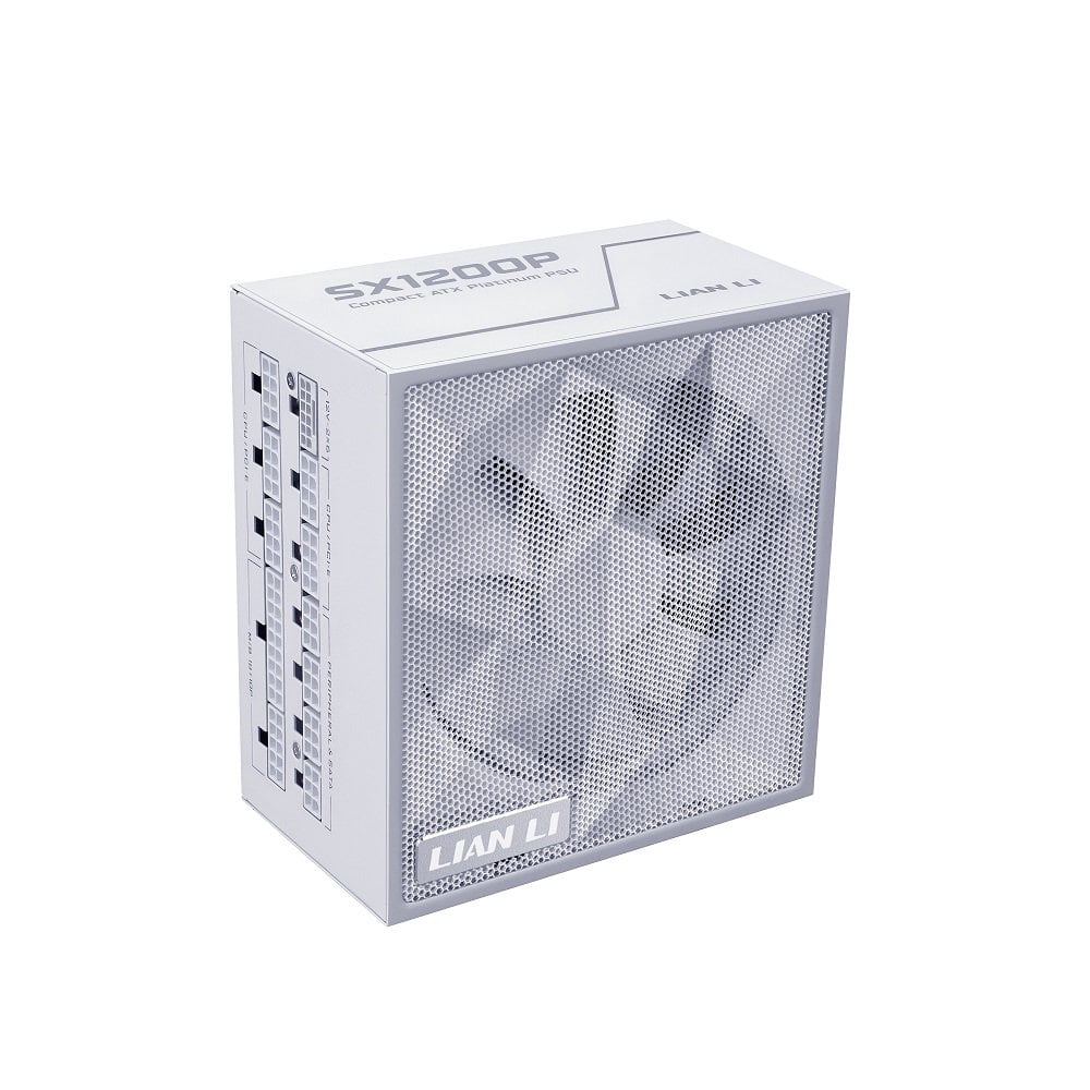 Lian Li SX1200P.W SX Platinum 1200W 80 Plus Platinum Fully Modular ATX 3.1 Power Supply White