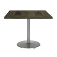 thumbnail image 2 of KFI Studios Urban Loft 3' Square Dining Table, Natural, Black Base, 2 of 4