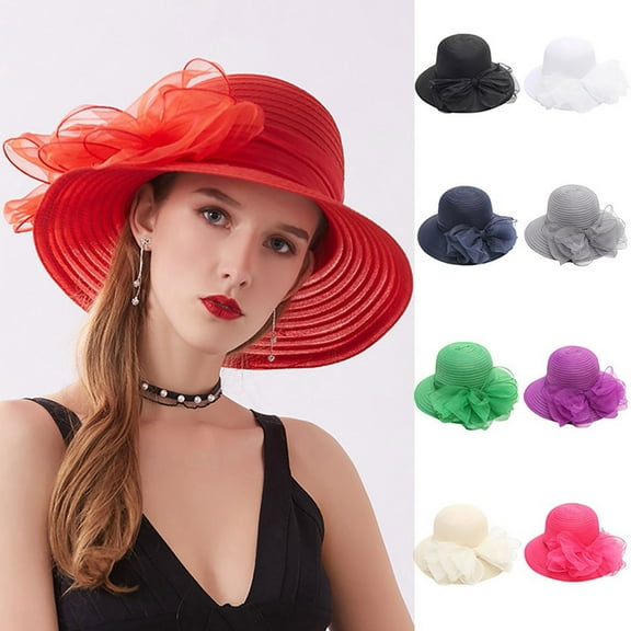 British Style Derby Fascinator for Women Church Wedding and Formal Tea Events