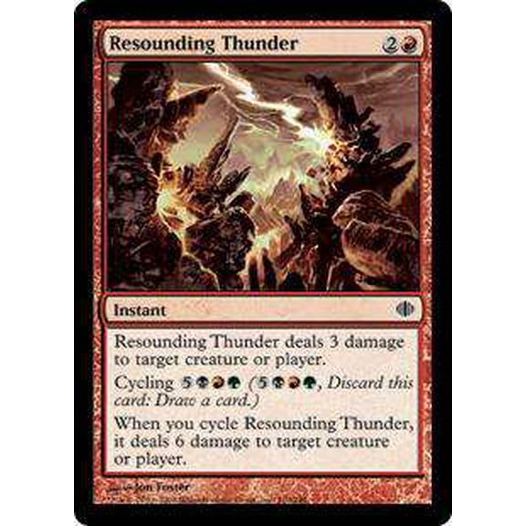 MtG Shards of Alara Common Resounding Thunder #110