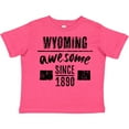 thumbnail image 3 of Inktastic Wyoming Awesome Since 1890 Boys or Girls Toddler T-Shirt, 3 of 5