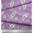 thumbnail image 2 of Soimoi Rayon Fabric Black Sketch Paisley Decor Fabric Printed Yard 42 Inch Wide, 2 of 3