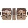 thumbnail image 6 of FOR U DESIGNS Golden Retriever Pattern Bible Cover for Women Large Capacity Carrying Organizer Bag Quilted Bible Holder Case Bible Bag Christian Bible Accessories, 6 of 7