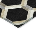 thumbnail image 3 of Addison Rugs Chantille Indoor/Outdoor Transitional Lattice Black Machine Washable Runner Rug, 2'3" x 7'6", 3 of 8