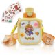 thumbnail image 1 of Botella de agua Kawaii Lindas botellas de agua para niñas, botella de agua cuadrada Kawaii con pajita y correa ajustable, robot para beber portátil a prueba de fugas sin Bpa, 1 of 5