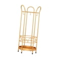 thumbnail image 5 of Iron Round Umbrella Stand Rack Standing Umbrella Holder for Hotel Entrance Home gold, 5 of 8