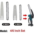 thumbnail image 3 of 4 Inch/6 Inch Electric Chain Saw Mini Steel Chainsaw Chains Electric Chainsaws Garden Power Tools Accessories (Color : 6 inch SET2, Size : 1) 6 Inch Set2 1 6 Inch Set2 1, 3 of 5