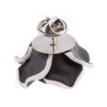 thumbnail image 4 of Broche de flor de arcilla polimérica hecho a mano, alfiler de solapa para mujer, insignia Negro Yuyangstore broche de la flor de la boda, 4 of 8