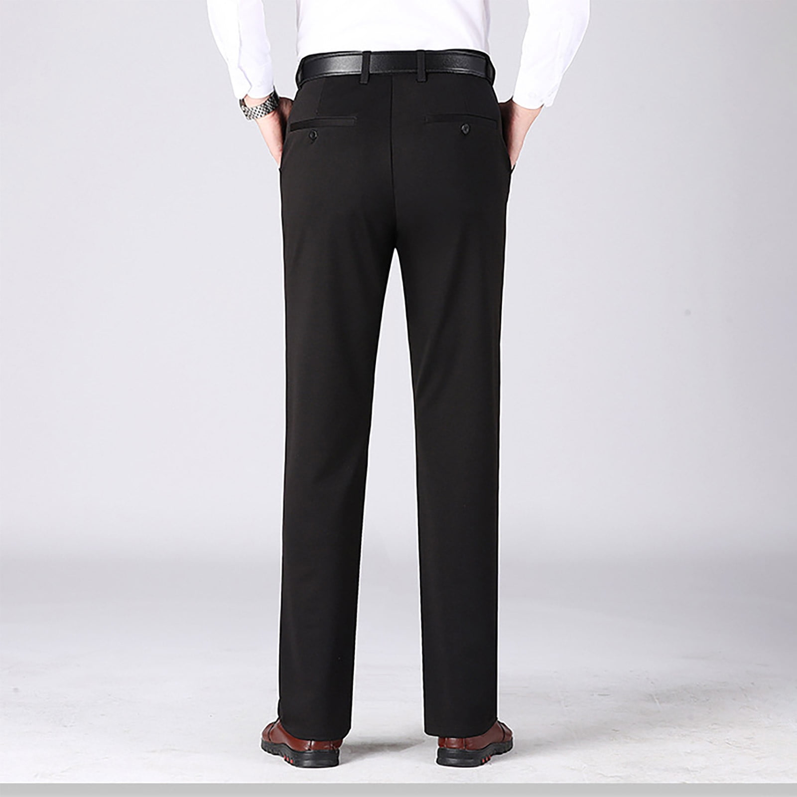 Soighxzc Mens Dress Pants Stretch-Skinny Suit Pants for Men