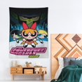 thumbnail image 4 of The Powerpuff Girls Tapestry Wall Hanging Wall Art Decor Wall Tapestry For Living Room Bedroom Dorm 60"x80", 4 of 8