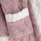 thumbnail image 5 of Ropa interior térmica para mujer, tops de invierno de color sólido, franela gruesa con forro polar añadido, talla grande, manga larga, ropa cálida para el hogar, top de poliéster para mujer, 5 of 8