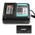 thumbnail image 2 of Charger For Makita Dc18rc 14.4v 18v Li-ion, 2 of 5