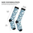 thumbnail image 4 of Sikiie Lilies Flowers 1 Pairs Compression Socks for Men and Women 15-20 mmHg Running Support Socks, 4 of 7