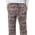 thumbnail image 4 of The Lord of the Rings Men's Tossed Print Tree of Gondor Crown Sleep Pajama Pants, 4 of 7