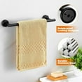 thumbnail image 2 of 4 Piece Wall Mounted Towel Rack Set for Bathroom, Toilet Roll Holder, 2 of 6