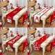 thumbnail image 2 of Árbol de Navidad Papá Noel Bandera de mesa Navidad Xmas Noel Camino de mesa con copos de nieve Decoración navideña para el hogar 2024 Año Nuevo 2025, 2 of 5