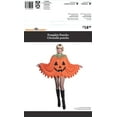 thumbnail image 3 of Halloween Pumpkin Poncho for Women, One Size Fits Most, Way to Celebrate, 3 of 4