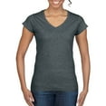 thumbnail image 4 of Gildan Ladies Soft Style Short Sleeve V-Neck T-Shirt, 4 of 5