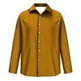 thumbnail image 7 of Men's Cotton Linen Button Down Shirts Long Sleeve Casual Summer Beach Shirts for Men, 7 of 7