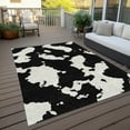 thumbnail image 6 of Addison Rugs Chantille Indoor/Outdoor Transitional Abstract Black Washable Rectangle Rug, 5' x 7'6", 6 of 6