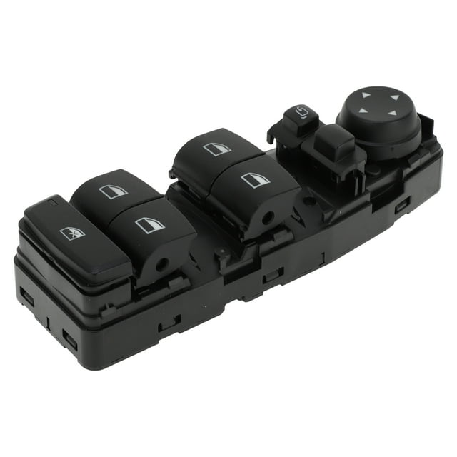 Interruptor de ventana eléctrica Unique Bargains No.61319362116 Interruptor de control de ventana para BMW X1 2016 xDrive28i 2.0L L4 - Gas Plástico Negro