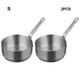 thumbnail image 5 of Kearding Juego de cacerolas y ollas pequeñas, duraderas y fiables, seguras y saludables, portátiles y ligeras, 50ml, 2 pack/lote Type3 NO3, 5 of 6