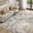 Gray/Brown, variant on MICGEEK 3x5 Washable Area Rugs for Living Room, Modern Abstract Printed Rug, Vacuum-Friendly, Non Slip Indoor Rug for Bedroom Dining Room Home Decor Carpet, Brown