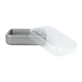 Axio Plastic Soap Dish with Clear Lid Drain Soap Holder for Bathroom
