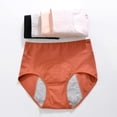 thumbnail image 2 of Ropa interior menstrual de algodón de cintura alta y antifugas para mujeres, bragas posparto con flujo abundante., 2 of 8