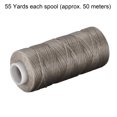thumbnail image 2 of Unique Bargains Light Coffee Polyester Waxed Leather Sewing Thread, 55 Yards, 2 of 6
