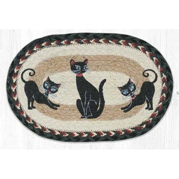 Natural Braided Jute Oval Swatch Trivet, Are Jute Rugs Good For Cats