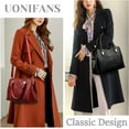 thumbnail image 6 of Women Satchel Handbags and Purse Designer Embossed Crocodile Pattern Leather Top Handle Totes Shoulder Bags for Ladies, 6 of 7