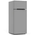 thumbnail image 5 of KNDKO 4.5 Cu.Ft Mini Fridge with Freezer, Small Refrigerator with 3 Level Adjustable Thermostat, 2 Door Small Refrigerator, Removable Glass Shelves for Bedroom, Kitchen, Apartment, Grey, 5 of 9