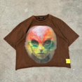 thumbnail image 3 of Camisetas casuales de manga corta de gran tamaño de algodón gótico clásico Harajuku para hombres y mujeres con estampado gótico Y2K, ropa urbana, camiseta de cuello redondo, 3 of 5