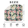 thumbnail image 4 of Microfibre Drying Mat for Kitchen Pink and White Gouache Floral Pattern Dish Drying Drainer Mat Absorbent Pioneer Drying Mat Washing Up for Glass, Plate & Cup 16inch X 18inch, 4 of 7