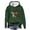 Army Green, variant on Ladies' Christmas Letter Print Round Neck Pullover Sweater Beige XXL