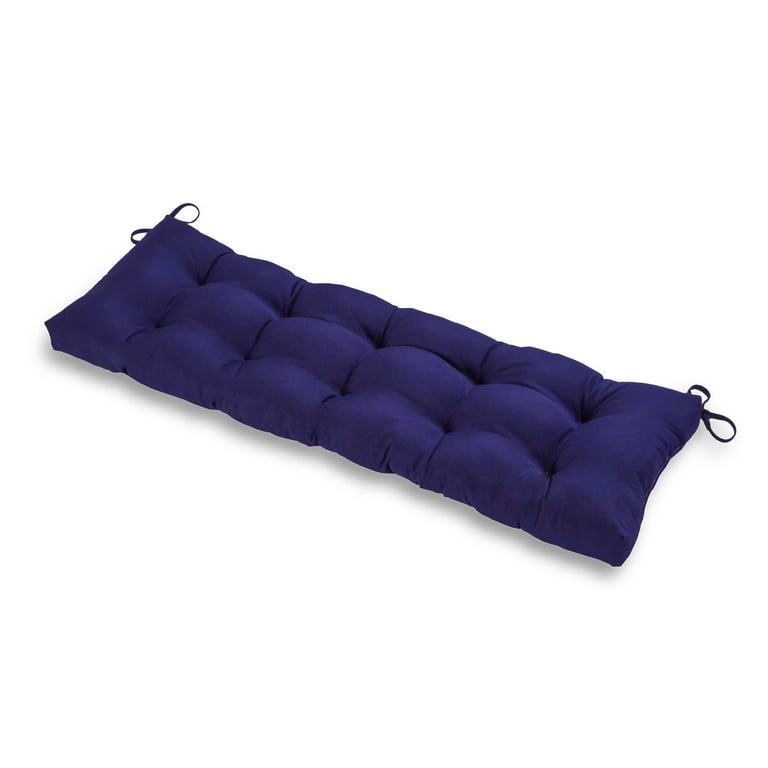 Free Shipping Greendale Home Fashions Rust 51 x 18 in. Outdoor Reversible Tufted Bench Cushion Walmart