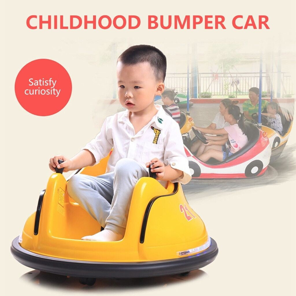 6V Battery-Powered With Light Cars Details about / Ride On Bumper Car Toy For Toddlers Aged 1.5