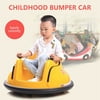 LEBONYARD Can Sit On Baby Stroller with Remote Control Bumper Car+6V4AH Yellow