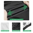 thumbnail image 3 of Lingsida Push Lawn Mower Cover, 72 x 39 x 25" Waterproof Outdoor Mower Cover with UV Protection and Adjustable Drawstring, Black, 3 of 6