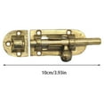thumbnail image 3 of kurtrusly Door Vintage Chinese Style Replacement Decorative Home Hotel Wardrobe Drawer Bolts Lock Sliding Buckle Hardware Gold 1Set, 3 of 6