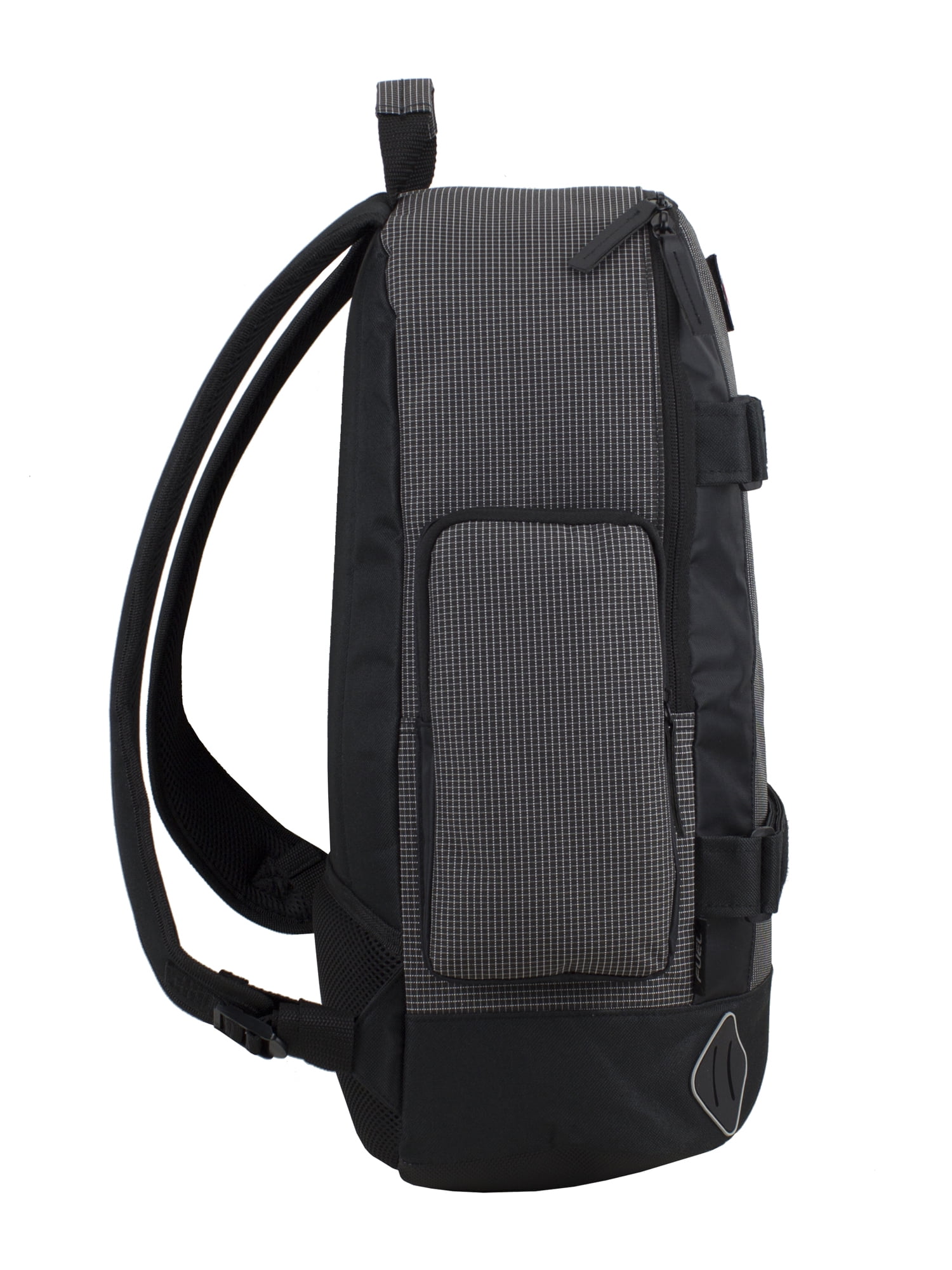 Fuel Unisex Pro Skater Backpack with Adjustable Dual Straps, Gray