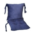 thumbnail image 1 of Cojín para silla con respaldo, ligero, antideslizante, suave, ergonómico, para silla Azul, 1 of 9