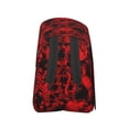 thumbnail image 3 of Sikiie Red Skulls 3 Print Flip Double-layer Pencil Case, All-purpose Stationery Bag for Study and Office, Zipper Design, Unisex, 3 of 7