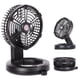 thumbnail image 1 of Ventilador portátil RUNTOP recargable con luz LED y gancho de 7 pulgadas, 1 of 3