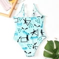 thumbnail image 4 of Summer Savings Clearance! Edvintorg 8-14Years Swimsuit For Children For Girls Summer Fashion Cute Print Bikini Sling One Piece Bathing Suit Swimsuits Swimwear Kids Girl, 4 of 7